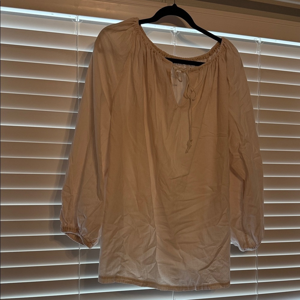 White Peasant Blouse